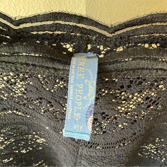 Free People Black Lace Blouse - Picture 2 of 3